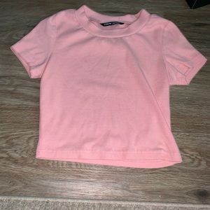 Tight Pink Crop Top